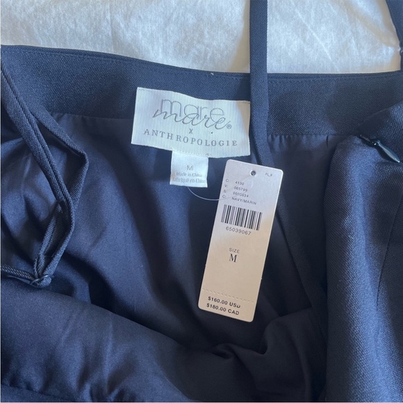 Anthropologie x Mare Mare Cut Out Shift Mini Dress Navy M NWT - Picture 7 of 7